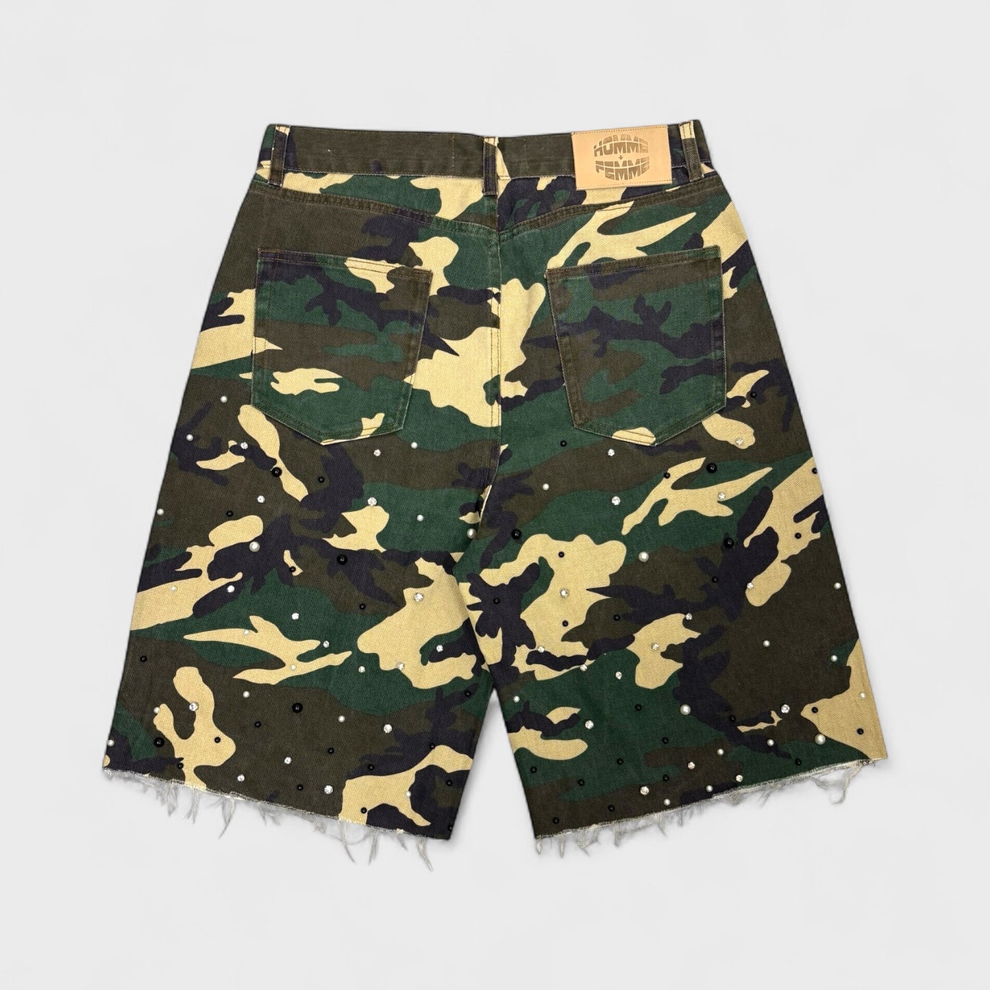 Camo Gemstone Shorts
