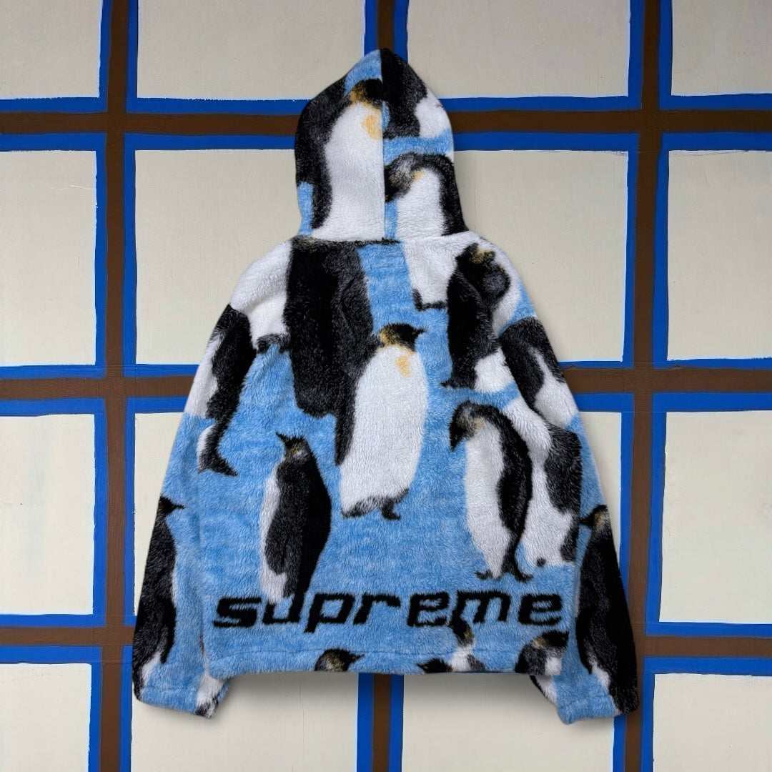 Supreme Penguin Fleece Hoodie (L)