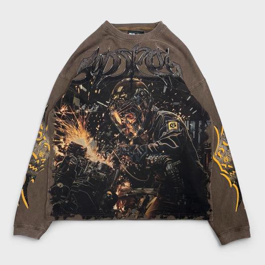 Steel Sharpens Steel LS (Brown)