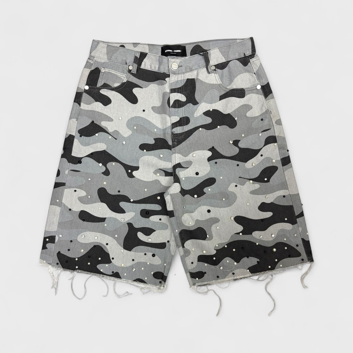 Snow Camo Gemstone Shorts