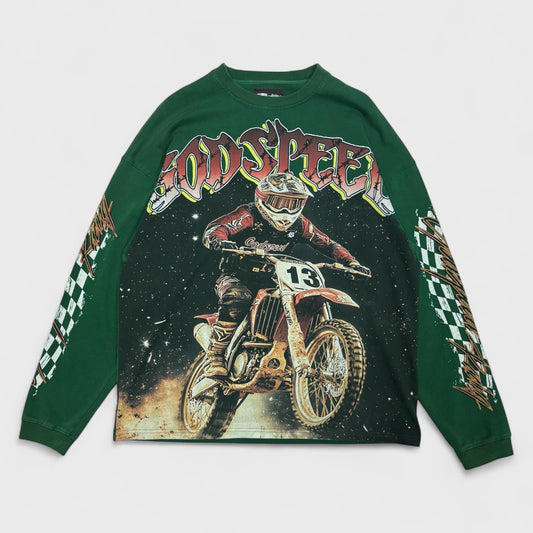 Full Throttle LS T-Shirt (Green)