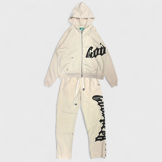 OG Logo Sweatsuit V2 (Cream/Olive)