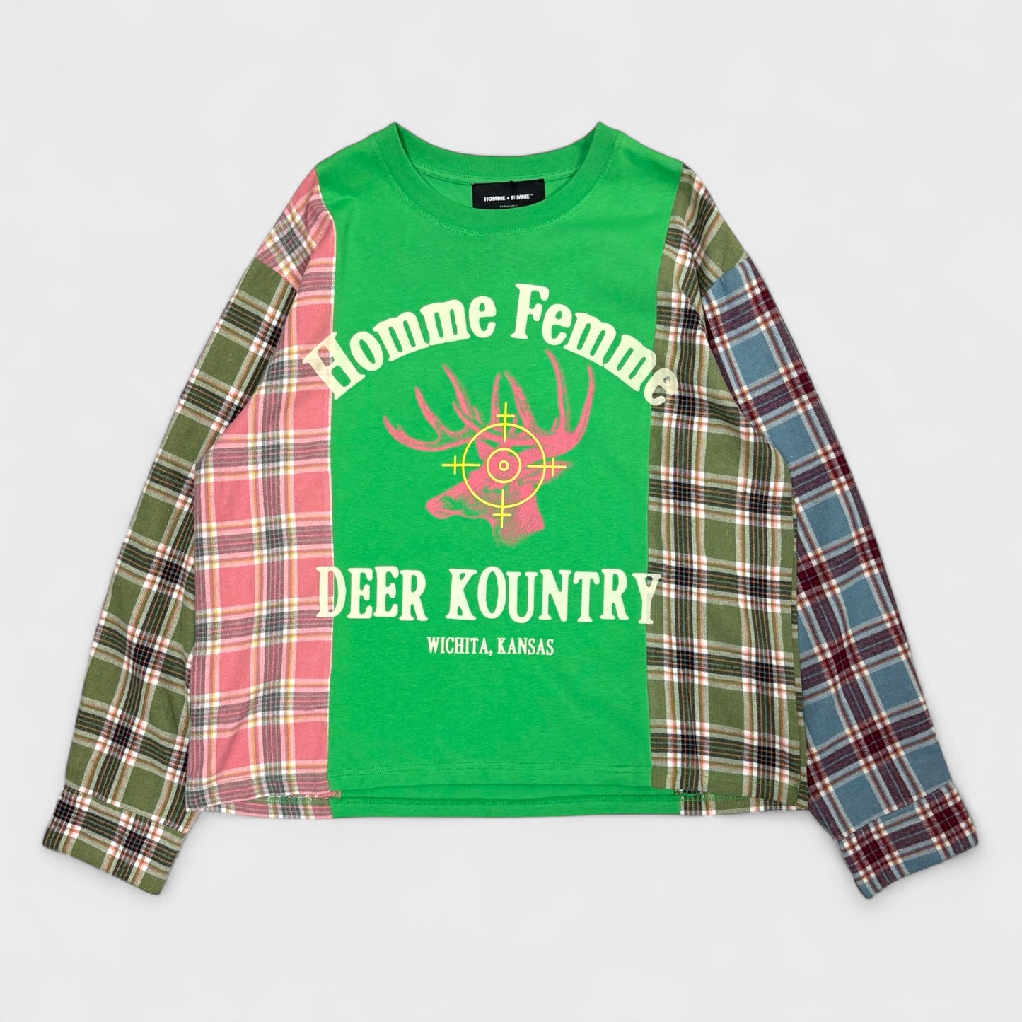 Deer Country Flannel Tee (Multi)
