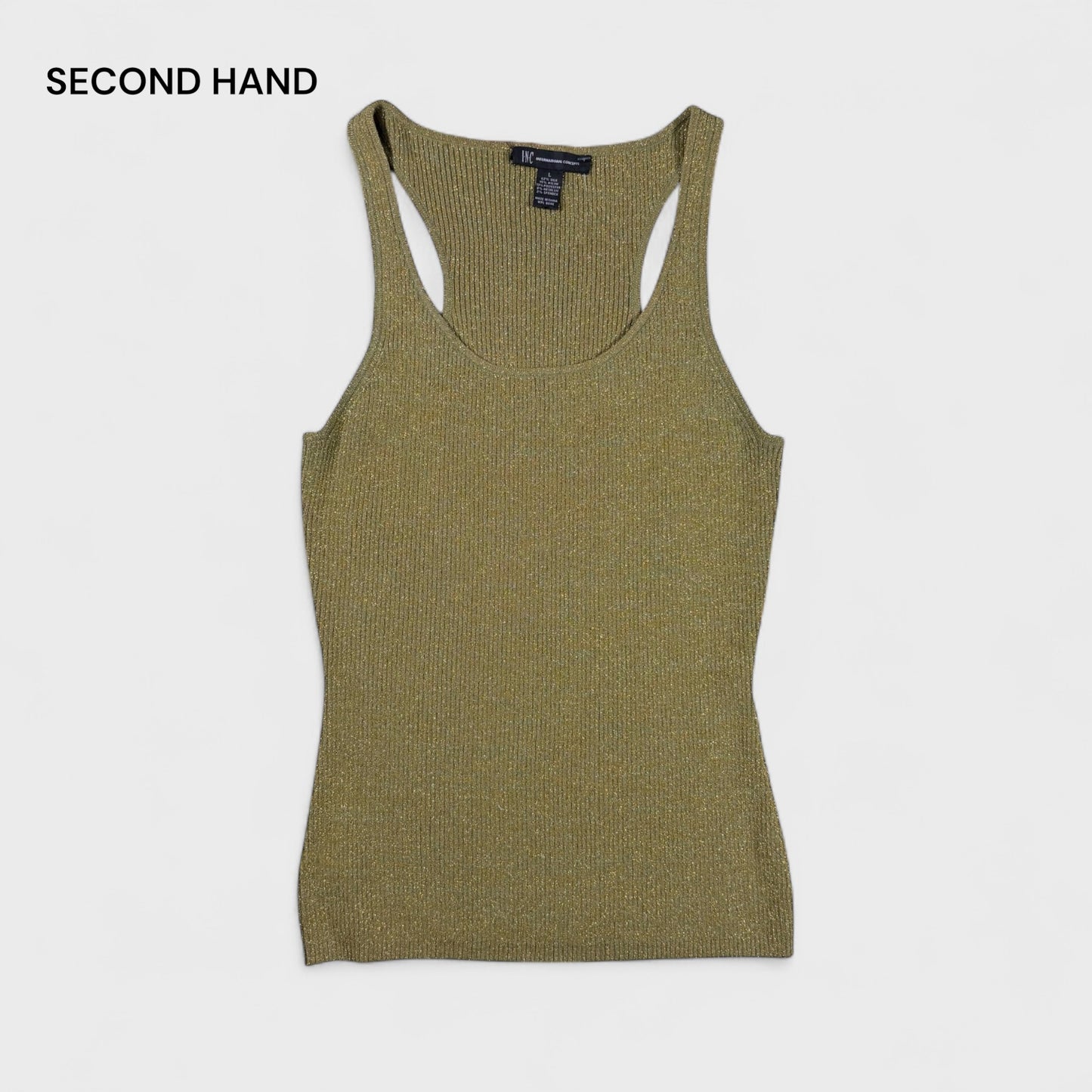 INC Silk Tank Top (L)