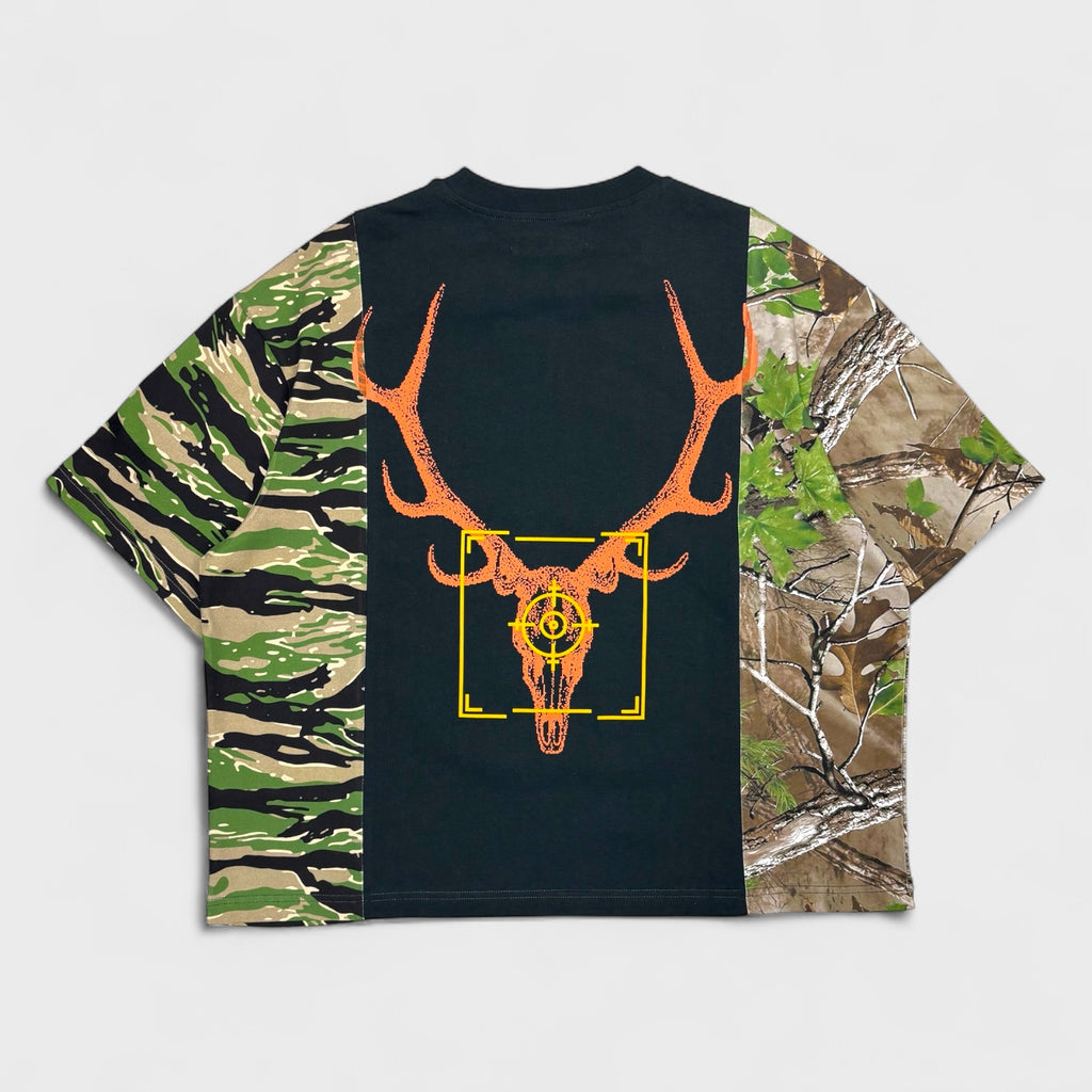 Deer Camo Split Tee