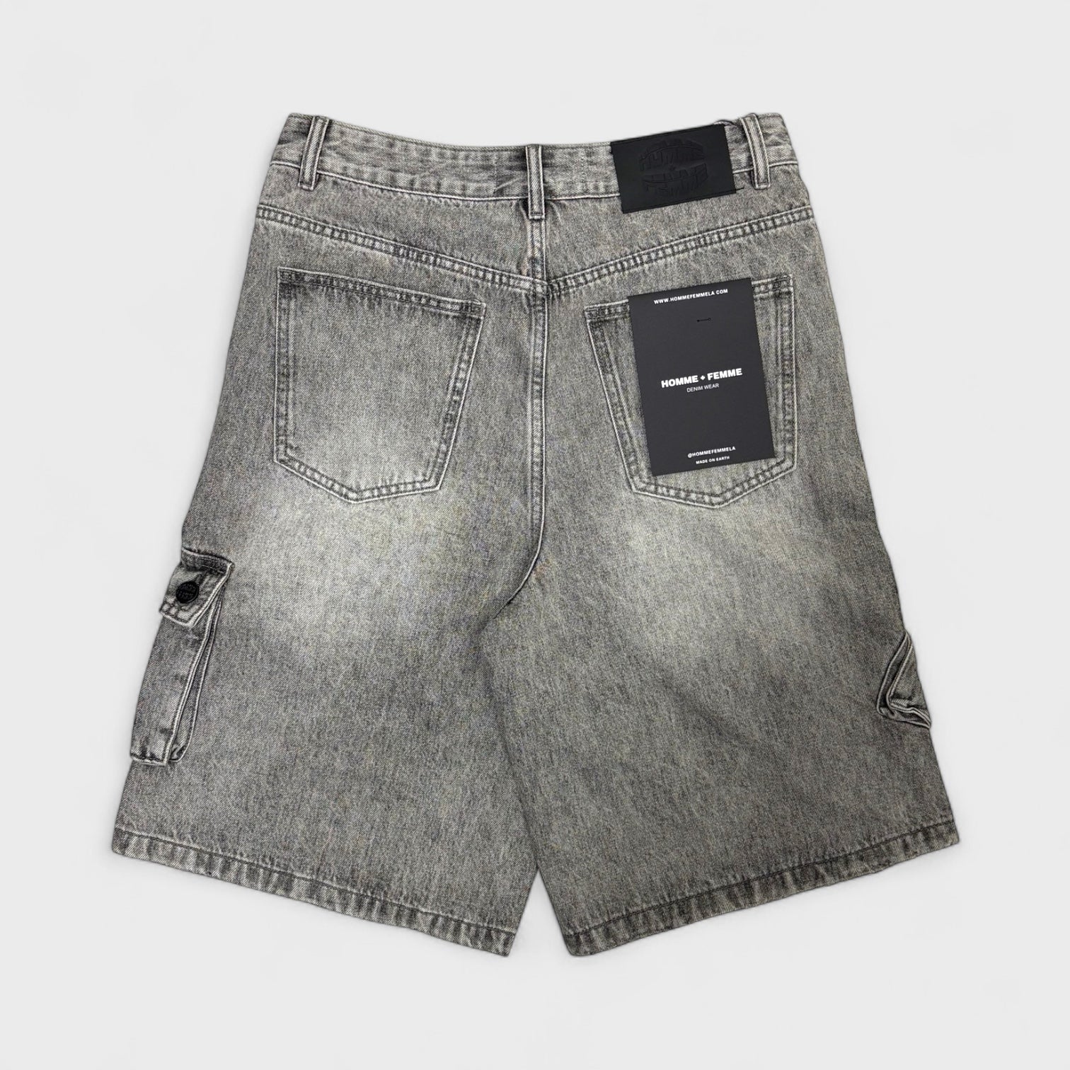 Bourne Denim Shorts (Grey)