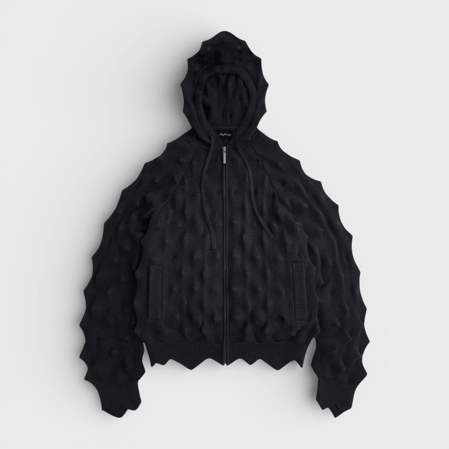 SPIKED Zip-Up Hoodie