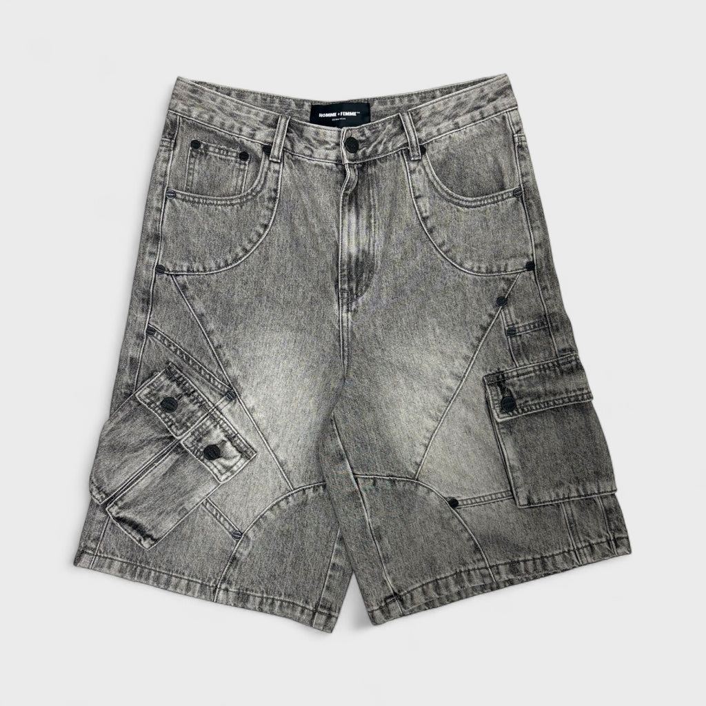 Bourne Denim Shorts (Grey)