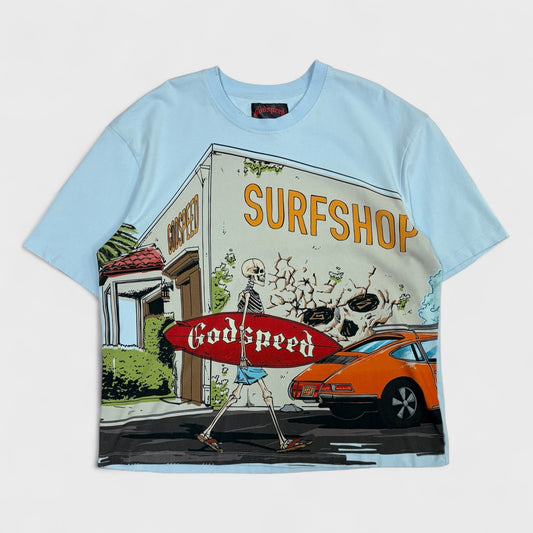 GS Surf Shop T-Shirt (Baby Blue)