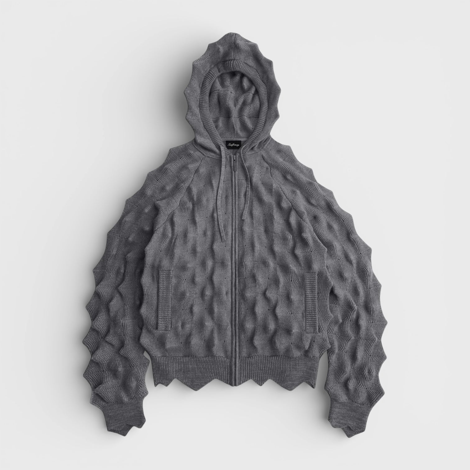 SPIKED Zip-Up Hoodie