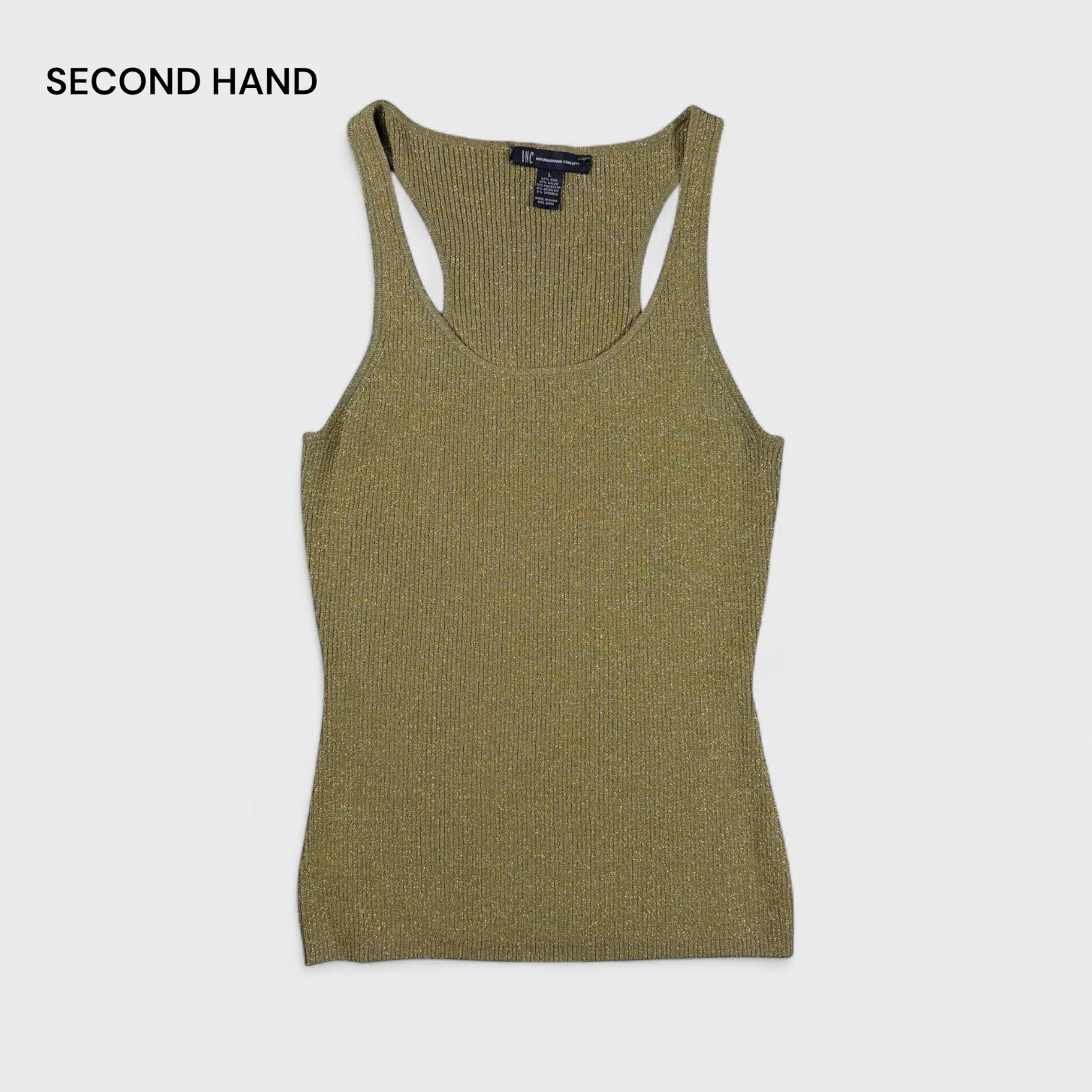 INC Silk Tank Top (L)