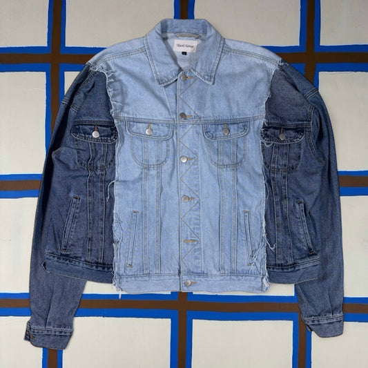 Paneled Denim Jacket (L)
