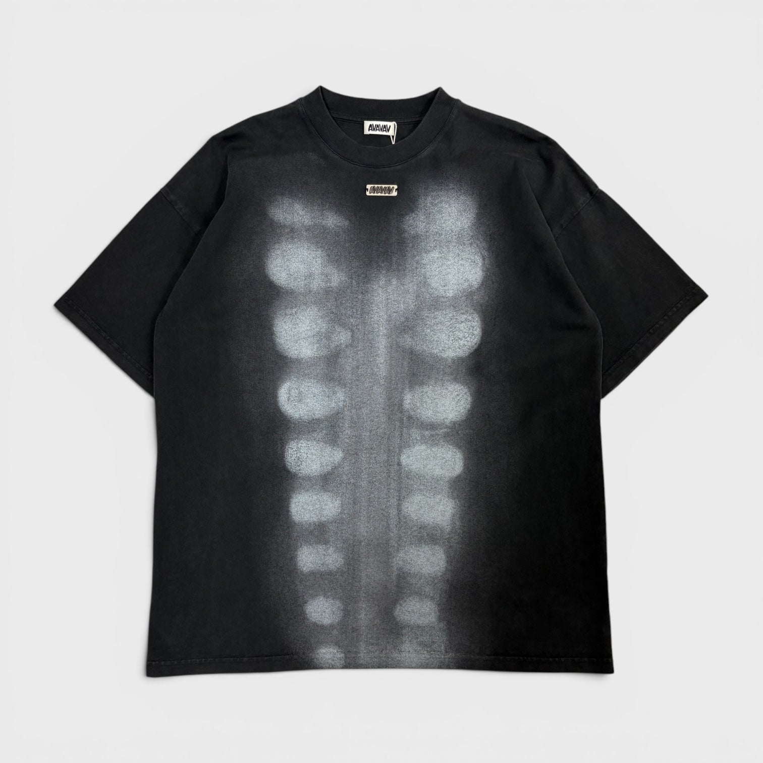 Printed t-shirt x-ray