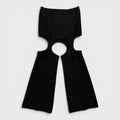 Pinstripe skirt pant