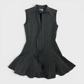 Tulle pinstripe dress
