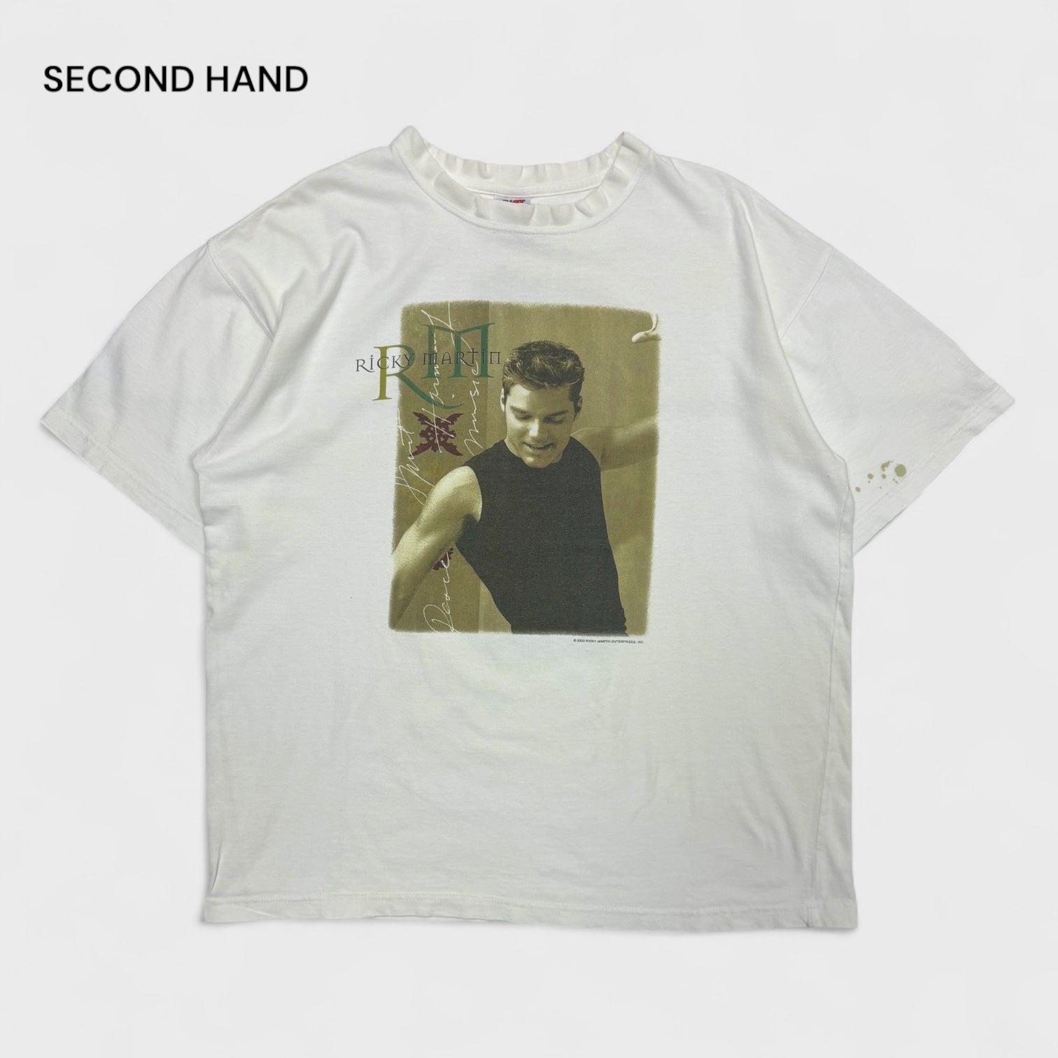 ‘00 Ricky Martin Tour Tee (XL)