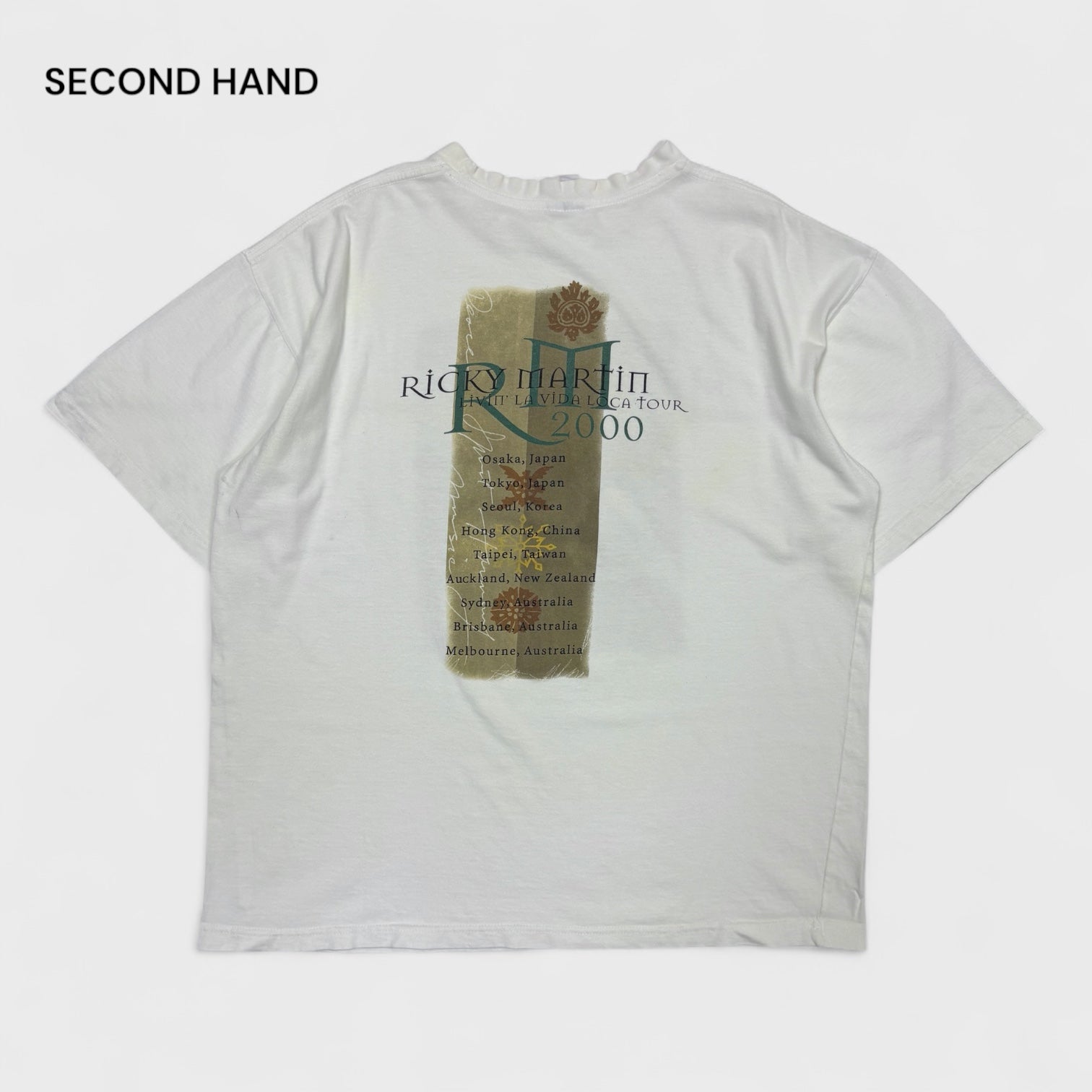 ‘00 Ricky Martin Tour Tee (XL)